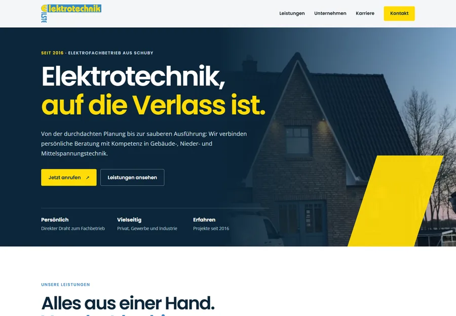 Startseite von Elektrotechnik Wilstermann